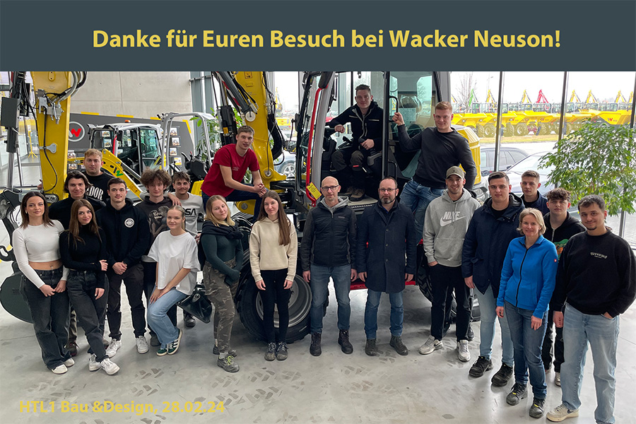 Firmenbesuch Wacker Neuson