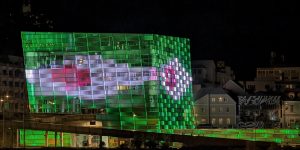 Schüler_innen der HTL1 beim AEC Festival