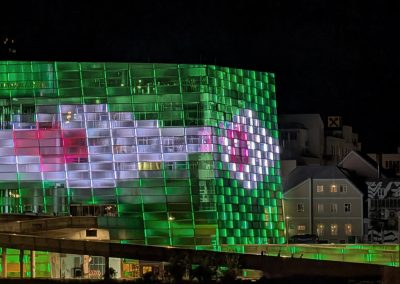 Schüler_innen der HTL1 beim AEC Festival