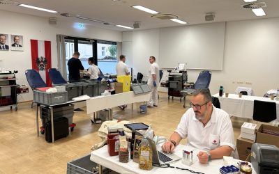 Blutspendeaktion an der HTL1 Bau und Design