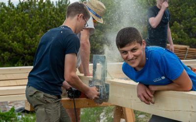 Holzbauprojekt – Zubau Wiesberghaus am Dachstein